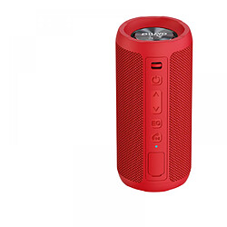 General Haut-parleur Bluetooth, haut-parleur avec un son puissant de 10 W et des basses plus profondes, 12 heures de lecture, étanche IPX6, couplage Bluetooth 5.0 TWS Double couplage, haut-parleur portable pour le camping à la plage (rouge)