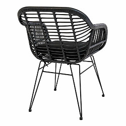 Acheter House Nordic 4 Fauteuils de jardin noirs TRIESTE