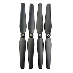 4 pièces hélices lame pour sjrc s70w hs100 quadcopter pièces de rechange noir