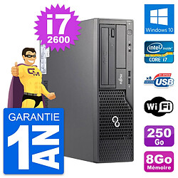 PC Fujitsu Esprimo E500 DT Intel i7-2600 RAM 8Go Disque 250Go Windows 10 Wifi - Occasion