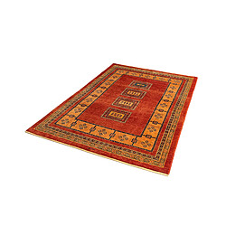 Vidal Tapis de laine 228x159 rouge Kashkuli pas cher