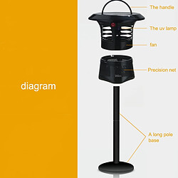 Wewoo Anti Moustique Répulsifs pour la voiture et la maison Lampe anti-moustique portative de Shell d'ABS de 3W LED pas cher