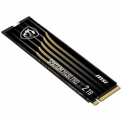 Acheter MSI SPATIUM M480 PRO PCIE 4.0 NVME M.2 2TB disque SSD 2 To PCI Express 4.0 3D NAND