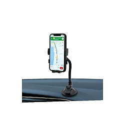 Avis Muvit Support Voiture pour Smartphones 2 en 1 Flex avec Pince Extensible Jusqu'à 87mm Noir