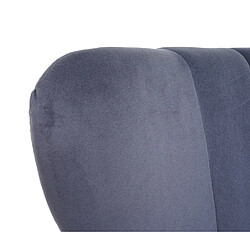 Mendler Fauteuil Lounge HWC-K37, Fauteuil Cocktail Fauteuil rembourré, velours ~ gris pas cher