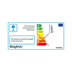 BRAYTRON Spot LED encastrable 3en1 blanc 7W IP54 pas cher