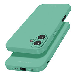 Roar Coque pour iPhone 16 Plus Silicone Mat Soft Touch Caméra Protégée Vert Pâle