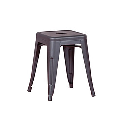 Nest Dream Tabouret bas industriel en acier (45cm) - Bistro