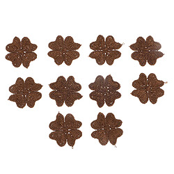 10 Pièces Patchs Chanceux Brodés à Coudre Sur Des Patchs à Coudre Applique Marron