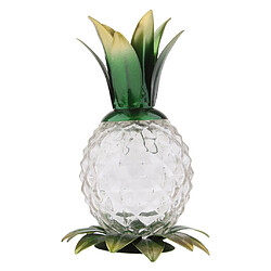 ananas solaire jar lumière led verre lampe de table solaire lanterne extérieure blanc