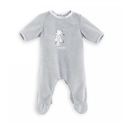 Corolle Bb30 pyjama soir de fete gris