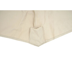 Mendler Revêtement de parasol HWC-A96, 8 baleines rondes Ø4m 220g/m² polyester HWC-A96 ~ crème-beige pas cher