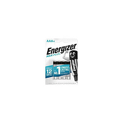 Energizer Pile alcaline Max Plus AAA x 4 notre pile alcaline qui dure le plus longtemps