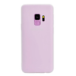 Wewoo Coque Fine Pour en TPU Galaxy S9 Candy Color Blanc