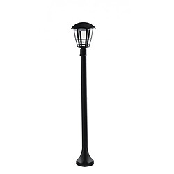 Fan Europe Borne de jardin Cloe 1 ampoule Polycarbonate,aluminium Noir