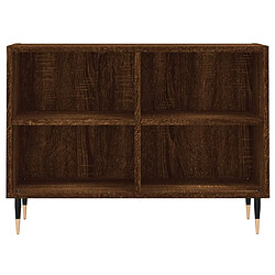 Avis vidaXL Meuble TV chêne marron 69,5 x 30 x 50 cm bois d'ingénierie