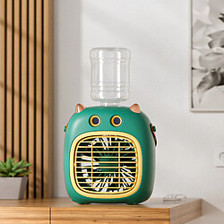 Avis (Double Vert) Mini Ventilateur De Climatiseur Portable Humidificateur Refroidisseur Usb 4 Vitesses Et Pratique