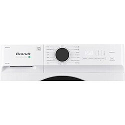 Lave-linge hublot BRANDT LLC3124W - 12 kg - Induction - L60cm - 1400 trs/min - Classe A - Blanc