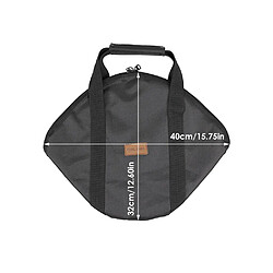 Universal Sac de rangement pour poêle extérieure Camping Cuisine Ustensiles Sac de rangement pour cuisinière Portable Voyage Barbecue Plateau Organisateur de poêle | Sacs Panier