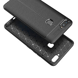 Avis Wewoo Coque gris Étui de protection TPU Vivo X20 Plus Litchi Texture