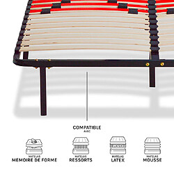 MAISON AUBERTIN Kit cadre à lattes Morphologique 90x200 pas cher