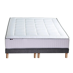 Avis Idliterie Ensemble matelas Ressorts 7 zones H28cm + sommier PALACIO 2 FABRICATION FRANCAISE