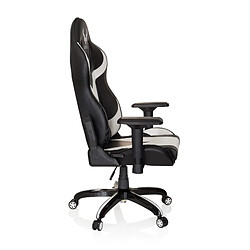 Chaise gaming / Chaise de bureau PROMOTER I similicuir noir / blanc hjh OFFICE pas cher