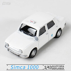 Universal Simka 1000 alliage auto 1: 43 marseille 1/43 moulée sous pression métal voiture boîte d'affichage métal voiture hauteur simulation jouet moulée sous pression