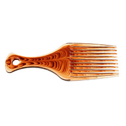 Plastique Peigne Afro à Dents Large Brosse à Cheveux Anti-statique pour Démêler les Cheveux Crêpelés