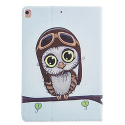 Avis Etui en PU impression de motifs avec support hibou mignon pour votre Apple iPad 10.2 (2019)