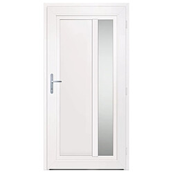 Acheter vidaXL Porte d'entrée anthracite 108x208 cm PVC