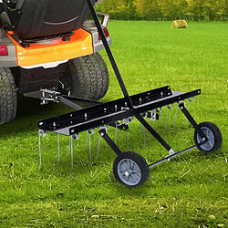 vidaXL Scarificateur pour tondeuse autoportée 100 cm