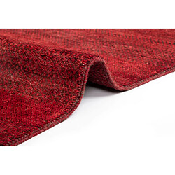 Vidal Tapis de laine 196x141 rouge Juma pas cher