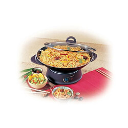 Wok et fondue 1200w 8 personnes - wk3020 - TEFAL pas cher