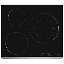 Table de cuisson induction 60cm 3 feux 7400w noir - bpi1639kx - BRANDT