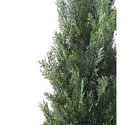 Pegane Plante artificielle haute gamme Spécial extérieur / Cyprès Artificiel Mini Vert - Dim : 180 x 45 cm