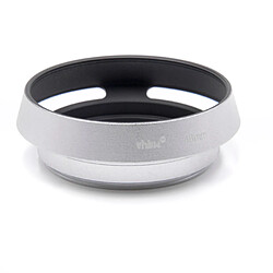 vhbw métal Pare-soleil, diffusion parasoleil 48mm argent Style A pour objectif Canon QL17 G3, QL17 GIII