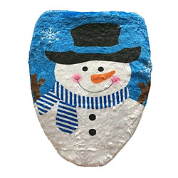 Wewoo Ornements de noël Chapeau de décoration fantaisie de de couvercle de toilette Snowman, taille: 48 x 43cm