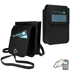 Acheter Avizar Pochette Bandoulière Smartphone avec Rangement carte Sangle 135cm noir