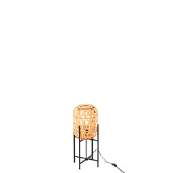 Dansmamaison Lampe A Pied Bamboo Naturel Small