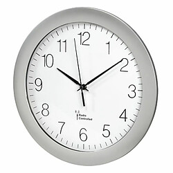 Radio wall clock Hama DCF PG-300 silver