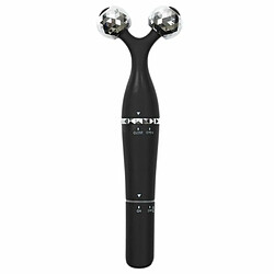 Paris Prix Mini Masseur pour Visage 3 en 1 12cm Noir