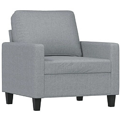 Maison Chic Fauteuil relax,Chaise pour salon Gris clair 60 cm Tissu -MN41298