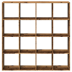 Acheter vidaXL Bibliothèque vieux bois 137,5x29x137,5 cm bois d'ingénierie