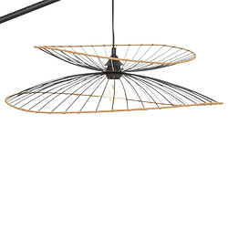 Acheter Atmosphera, Createur D'Interieur Lampadaire arc Alara H177cm en métal Noir - ATMOSPHERA