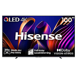 Téléviseur QLED 100'' 254 cm HISENSE 100E7NQ PRO