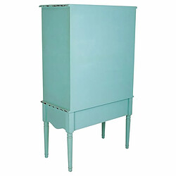 Acheter Armoire Alexandra House Living Bleu verre Bois d'épicéa Bois MDF 42 x 140 x 80 cm