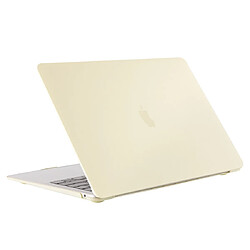 Avis Wewoo Housse Coque Mac Étui de protection en plastique pour ordinateur portable de style crème MacBook Pro 15,4 pouces 2019 Jaune