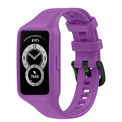 Avizar Bracelet pour Huawei Band 7 / 6 Pro / 6 / Honor Band 6 Silicone Souple Violet