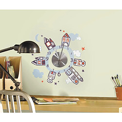 TheDecoFactory Horloge Stickers Maisons